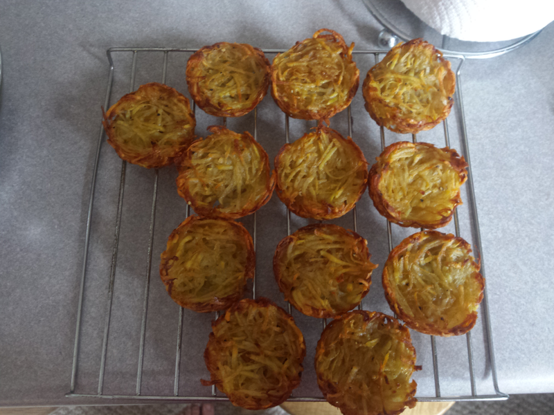 Baked! Sophisticated tater tots achieved.